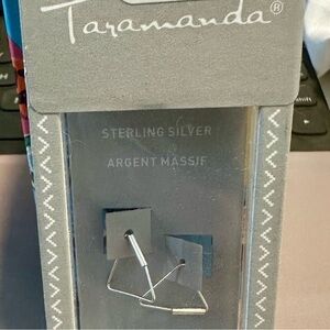 Sterling silver hoop earrings